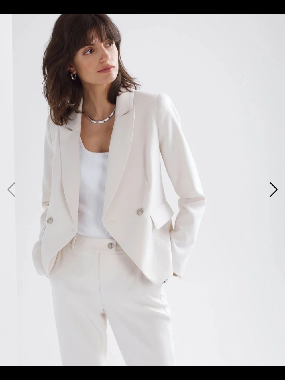 White House Black Market Lilac Soft  Tailored Blazer